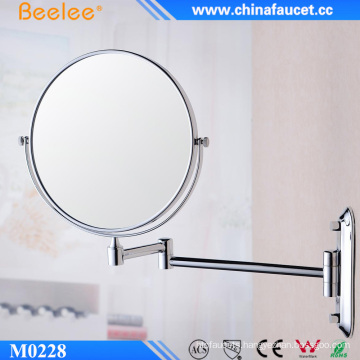 3X Magnify Brass Make up Folded Bathroom Mirror